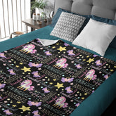 Custom Name Magical Unicorn Baby Blanket